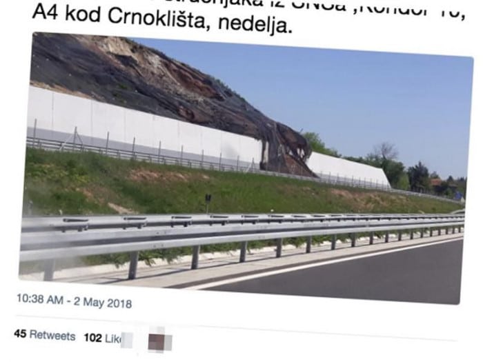 Нови насип на Коридору 10 срушен због лоше подлоге, праве поново а ви плаћате све то из буџета Нови насип на Коридору 10 срушен због лоше подлоге, праве поново а ви плаћате све то из буџета