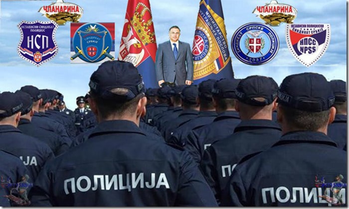 ПРЕДСЕДНИКУ ПОЛИЦИЈСКОГ СИНДИКАТА ПРЕТЕ због подршке протестима