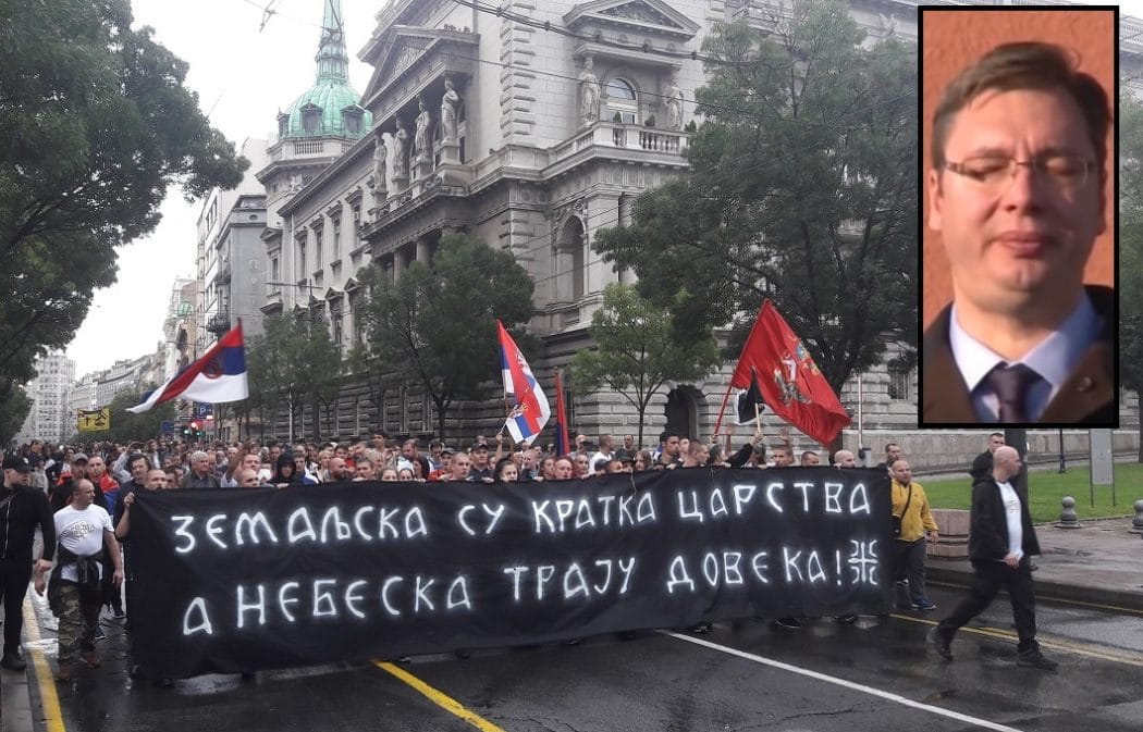 Јучерашњи Видовдански протест окупио више хиљада људи Јучерашњи Видовдански протест окупио више хиљада људи