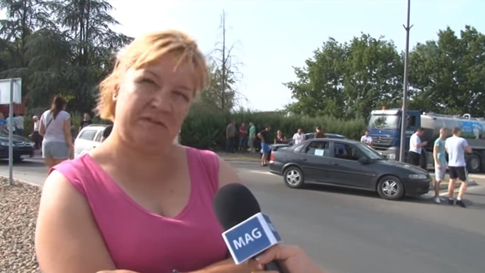 Обреновчанка објаснила зашто је на протесту против високих цена горива (видео)