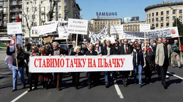 Протест војних пензионера сутра у 11 часова Протест војних пензионера сутра у 11 часова