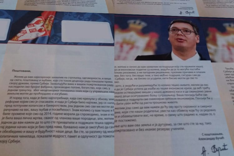 Сена Тодоровић: Отворено писмо Вучићу, поводом захвалнице за отимање пензије Сена Тодоровић: Отворено писмо Вучићу, поводом захвалнице за отимање пензије