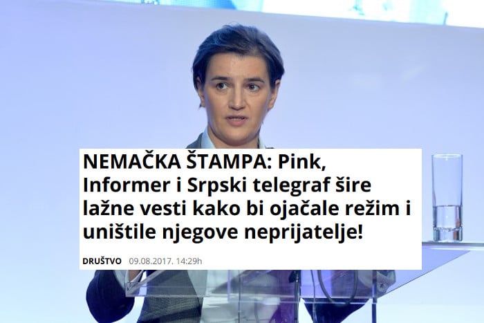 Највећи произвађач лажних вести у Србији су влада и режимска гласила која шире лажи! Највећи произвађач лажних вести у Србији су влада и режимска гласила која шире лажи!