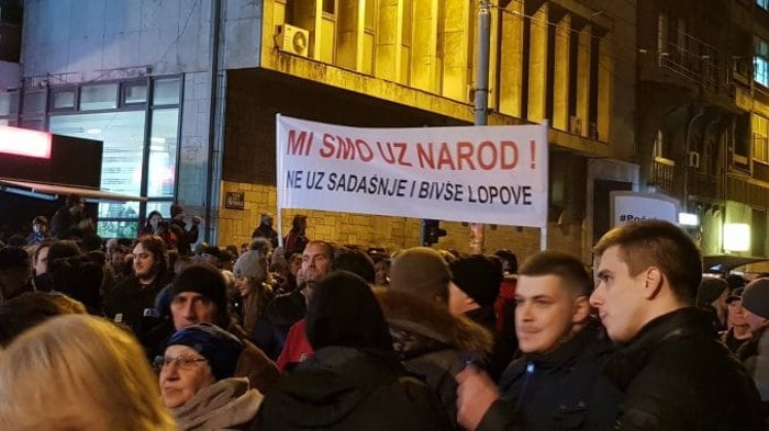 Београд: Почео четврти протест опозиције Београд: Почео четврти протест опозиције