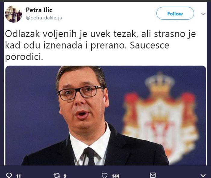 СЛУТЕ НЕШТО? Ботови се масовно опраштали од Вучића (фото) СЛУТЕ НЕШТО? Ботови се масовно опраштали од Вучића (фото)