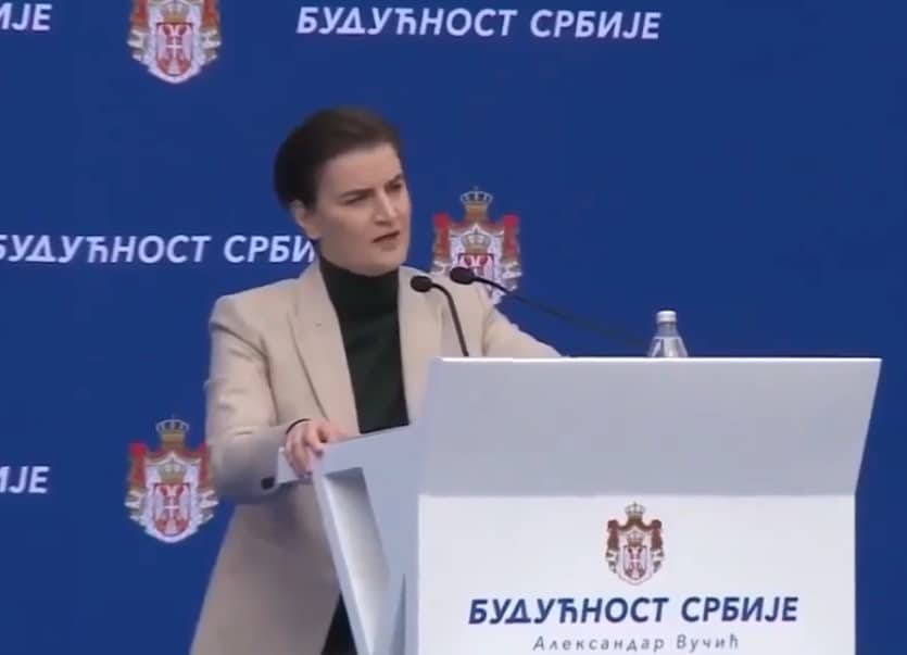 Брнабић: Ја се не плашим никога у Србији! Брнабић: Ја се не плашим никога у Србији!