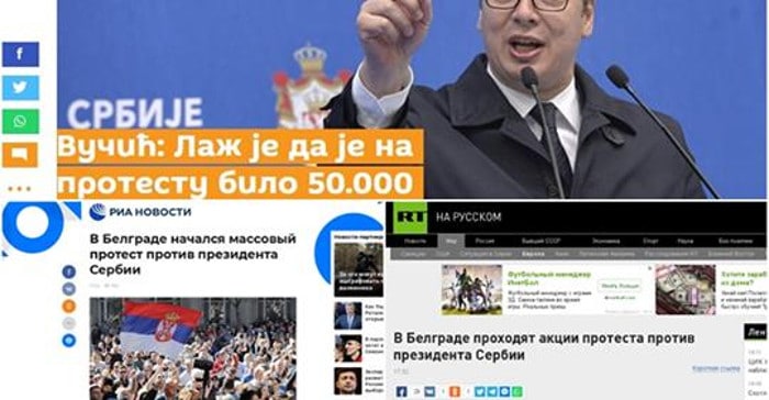Немачки медији шире лажи и пропаганду Вучићевог режима док Вучић оштро напада руске медије Немачки медији шире лажи и пропаганду Вучићевог режима док Вучић оштро напада руске медије