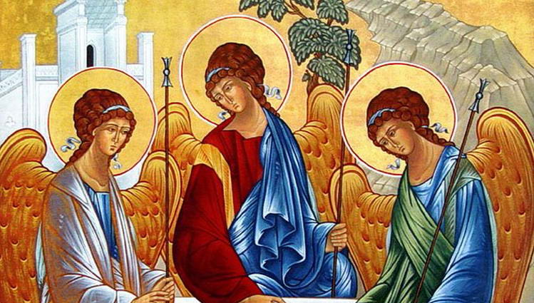 Данас славимо Свете Тројице Данас славимо Свете Тројице