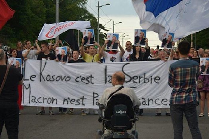 Данас у 15 часова протест на Калемегдану против посете Макрона Србији Данас у 15 часова протест на Калемегдану против посете Макрона Србији