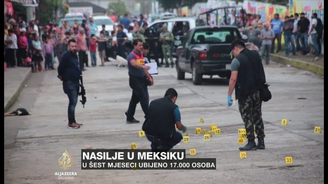 Мексико: 17.000 људи убијено у првој половини 2019. (видео) Мексико: 17.000 људи убијено у првој половини 2019. (видео)