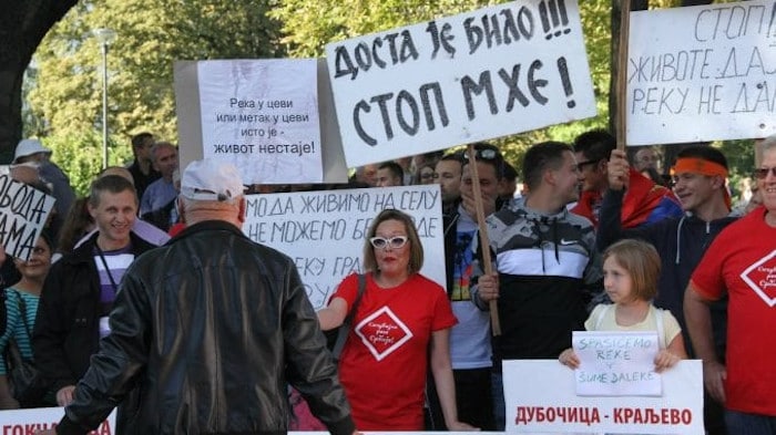 Протест против МХЕ у Београду: Не дамо реке, не дамо шуме (видео) Протест против МХЕ у Београду: Не дамо реке, не дамо шуме (видео)