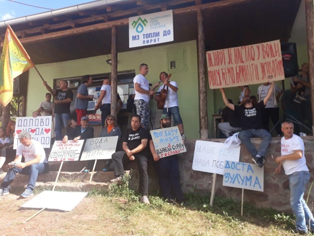 Протест у Топлом Долу против изградње малих хидроелектрана: Борба није готова, чекамо званичну одлуку Владе