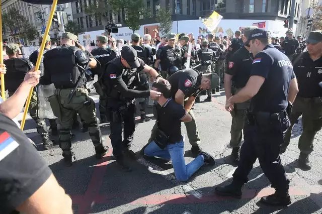 ТО ПОЛИЦИЈО! Удри, гуши, дави, хапси народног непријатеља! (фото)