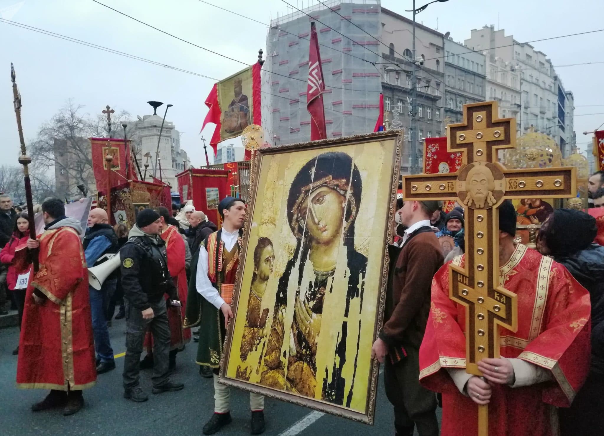Време је Божје правде: Београд брани српске светиње у Црној Гори (видео, фото) Време је Божје правде: Београд брани српске светиње у Црној Гори (видео, фото)