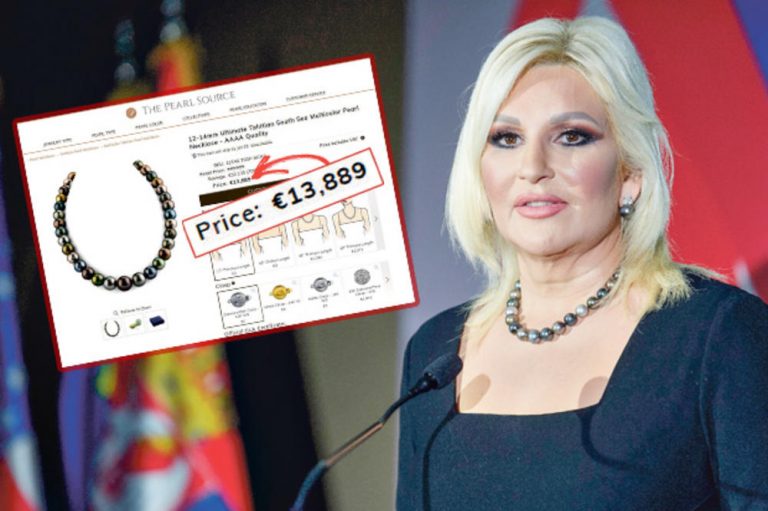 Зорана Михајловић носи огрлицу од 14.000 евра?! Зорана Михајловић носи огрлицу од 14.000 евра?!