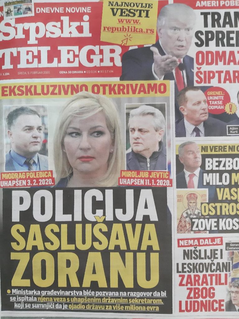 Зорана Михајловић је отписана због огромног криминала и корупције у који је умешана заједно са супругом