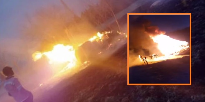 Мигрант запалио шупу и кућу у засеоку Столац код Мокре Горе (видео) Мигрант запалио шупу и кућу у засеоку Столац код Мокре Горе (видео)