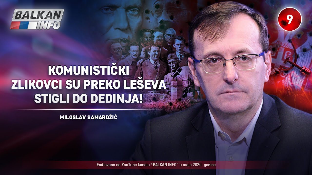 ИНТЕРВЈУ: Милослав Самарџић - Kомунистички зликовци су преко лешева стигли до Дедиња! (видео) ИНТЕРВЈУ: Милослав Самарџић - Kомунистички зликовци су преко лешева стигли до Дедиња! (видео)
