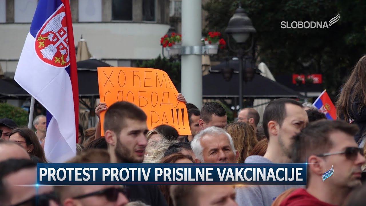 Београд: Протест против присилне вакцинације коју је у Србију увео сатаниста Вучић (видео) Београд: Протест против присилне вакцинације коју је у Србију увео сатаниста Вучић (видео)