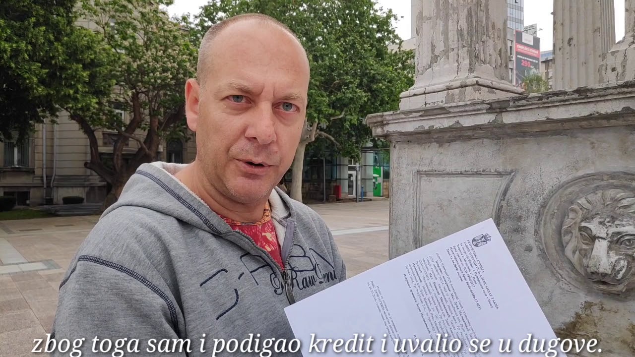 "ОВО ЈЕ ПЉАЧKА" Самохрани отац штрајковао глађу због извршитеља (видео) "ОВО ЈЕ ПЉАЧKА" Самохрани отац штрајковао глађу због извршитеља (видео)