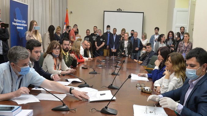 РИК поништио решење о одбијању изборне листе „Покрет Левијатан-живим за Србију” РИК поништио решење о одбијању изборне листе „Покрет Левијатан-живим за Србију”
