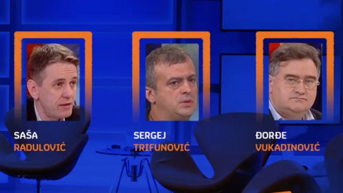 Сергеј Трифуновић својим гостовањем у "Утиску недеље" помогао бојкоту више него читава бојкоташка опозиција Сергеј Трифуновић својим гостовањем у "Утиску недеље" помогао бојкоту више него читава бојкоташка опозиција