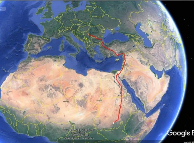 Орао змијар Огњенка из Србије прелетела 5.000 км и стигла у Судан, погледајте куда је летела! (фото)