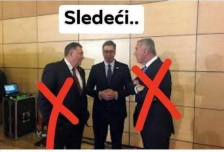 Вучића поново нападају атентатори са Интернета, па хапсе људе и трпају их у затворе Вучића поново нападају атентатори са Интернета, па хапсе људе и трпају их у затворе