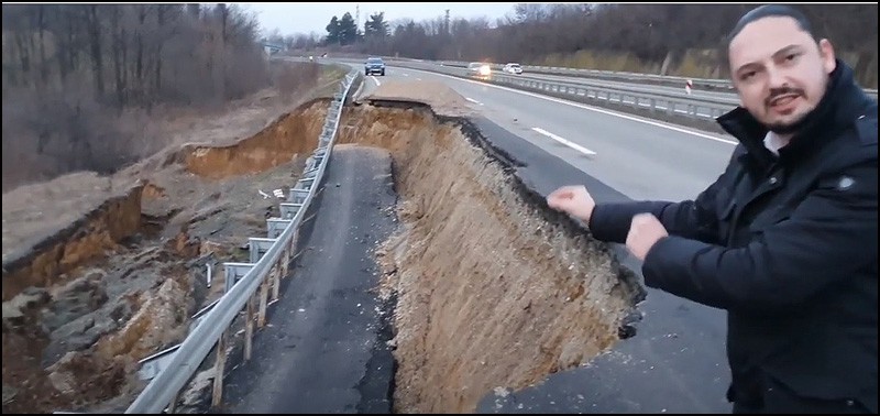 Одрон на тек изграђеном аутопуту, плаћеном десетинама милиона евра (фото, видео)