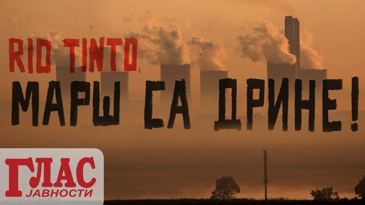 “Еколошки устанак” о Рио Тинту: Тровање реке Јадар бушотинама само је једна од 200 таквих локација у Србији “Еколошки устанак” о Рио Тинту: Тровање реке Јадар бушотинама само је једна од 200 таквих локација у Србији