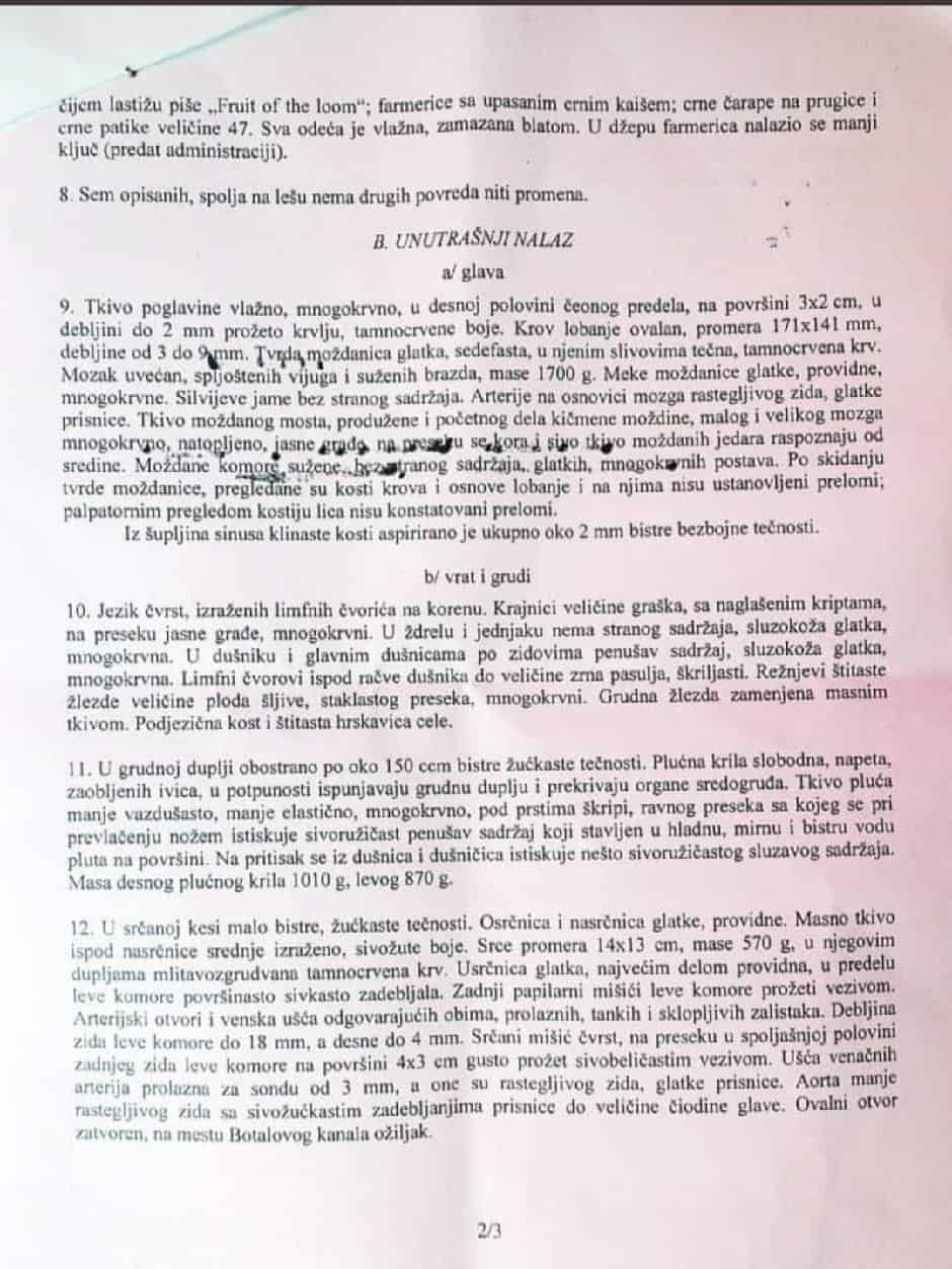 ОБДУKЦИОНИ НАЛАЗ ВЛАДИМИРА ЦВИЈАНА: Све се зна, ево шта се догодило са Цвијаном (ФОТО)