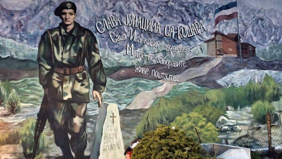 Лазаревац: Саша на вечној стражи - Откривен мурал војнику из Вреоца, настрадалом на Кошарама