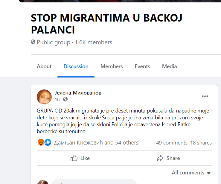 Група од 20 миграната, напала девојчицу у Бачкој Паланци, режимски и окупациони медији ни да писну!