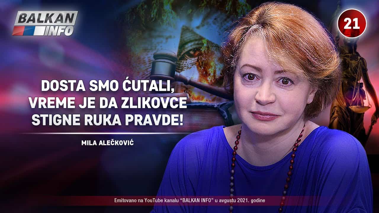 Мила Алечковић - Доста смо ћутали, време је да зликовце стигне рука правде! (видео) Мила Алечковић - Доста смо ћутали, време је да зликовце стигне рука правде! (видео)
