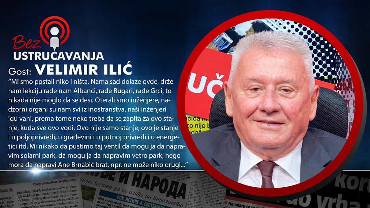 Велимир Илић: Вучић је са мафијом окупирао државу, њих ће само улица решити! (видео) Велимир Илић: Вучић је са мафијом окупирао државу, њих ће само улица решити! (видео)