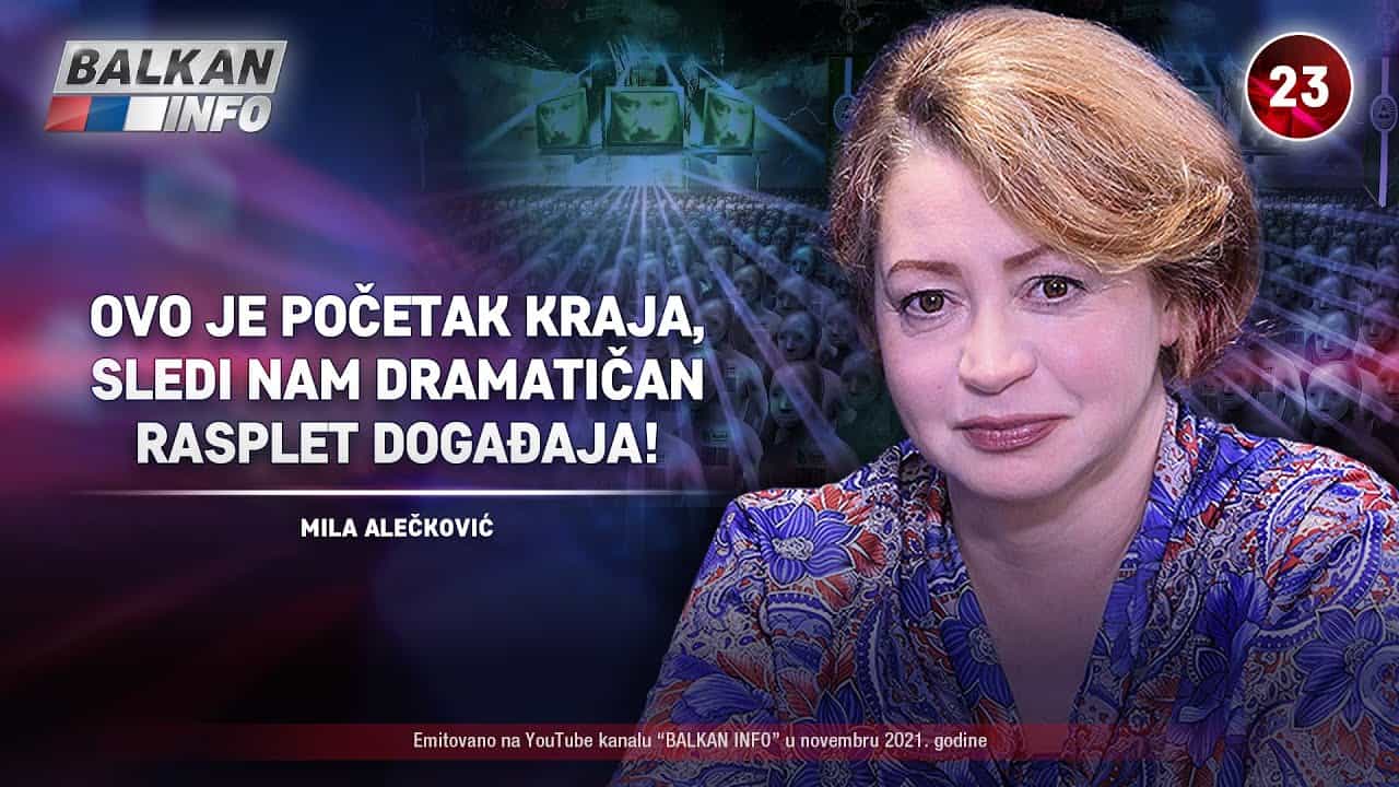 Мила Алечковић - Ово је почетак краја, следи нам драматичан расплет догађаја! (видео) Мила Алечковић - Ово је почетак краја, следи нам драматичан расплет догађаја! (видео)