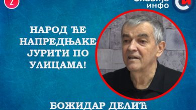 ИНТЕРВЈУ: Божидар Делић - Народ ће напредњаке јурити по улицама! (видео)