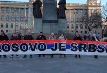 Чеси у Прагу одржали протест против отимања Косова и Метохије (видео) Чеси у Прагу одржали протест против отимања Косова и Метохије (видео)