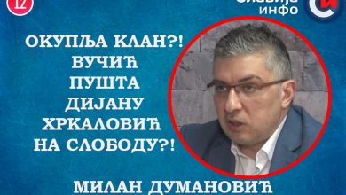 Милан Думановић - Окупља клан?! Вучић пушта Дијану Хркаловић на слободу?! (видео)