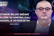 Жарко Поповић: Отуђени делови државе и службе контролишу цело подземље! (видео)