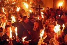 Силазак Благодатног огња у Храму Гроба Господњег у Јерусалиму (видео) Силазак Благодатног огња у Храму Гроба Господњег у Јерусалиму (видео)