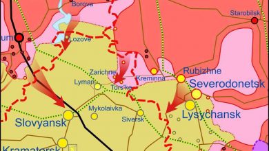 Руске трупе потиснуле украјинску војску из 13 упоришта у близини насеља Славјанск, Барвенково и Попаснаја Руске трупе потиснуле украјинску војску из 13 упоришта у близини насеља Славјанск, Барвенково и Попаснаја