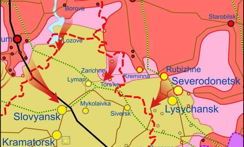 Руске трупе потиснуле украјинску војску из 13 упоришта у близини насеља Славјанск, Барвенково и Попаснаја