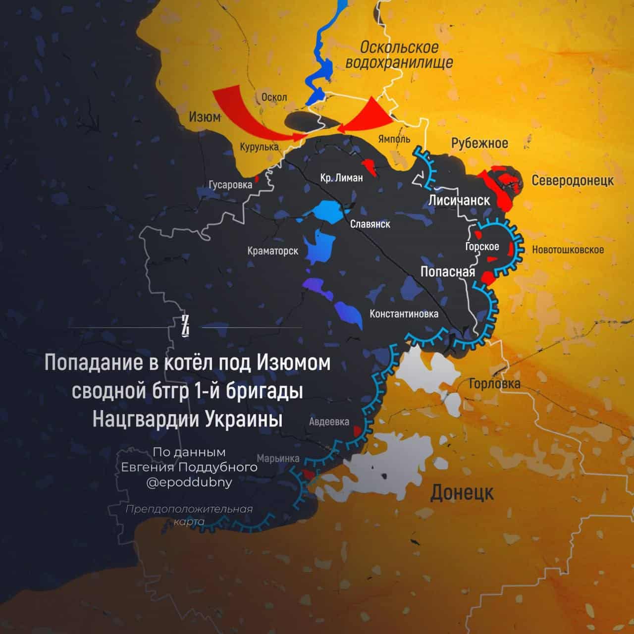 На северу донбаског фронта пред предајом око 1000 Украјинаца На северу донбаског фронта пред предајом око 1000 Украјинаца