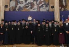 Епископи СПЦ Вучићу: Санкције Русији и било какво признање КиМ не долазе у обзир! Епископи СПЦ Вучићу: Санкције Русији и било какво признање КиМ не долазе у обзир!