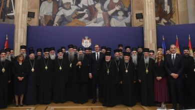 Епископи СПЦ Вучићу: Санкције Русији и било какво признање КиМ не долазе у обзир! Епископи СПЦ Вучићу: Санкције Русији и било какво признање КиМ не долазе у обзир!