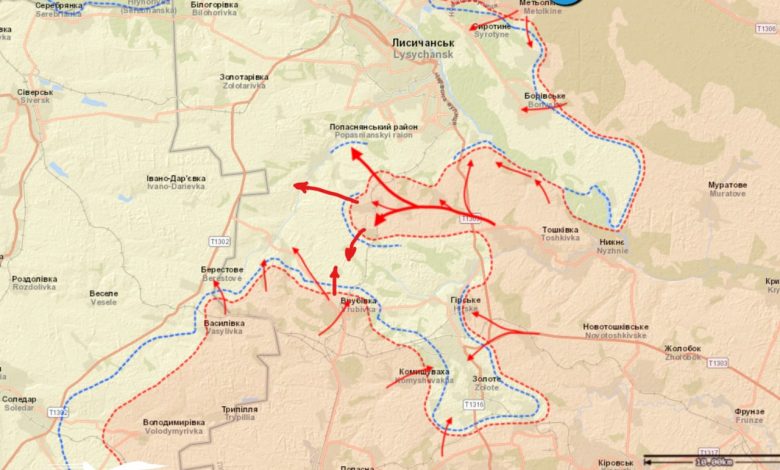 Пали Золотое и Горское, самлевена цела укро-бригада - почињу борбе за Артјомовск и Лисичанск Пали Золотое и Горское, самлевена цела укро-бригада - почињу борбе за Артјомовск и Лисичанск