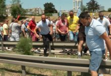 Радници Фијата блокирали ауто-пут код Сава центра Радници Фијата блокирали ауто-пут код Сава центра
