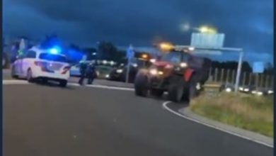 Холандска полиција пуцала на пољопривреднике који су протестовали (видео) Холандска полиција пуцала на пољопривреднике који су протестовали (видео)