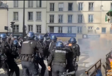 Више од сто хиљада Француза на улицама Париза протестује против Макроновог режима (видео) Више од сто хиљада Француза на улицама Париза протестује против Макроновог режима (видео)